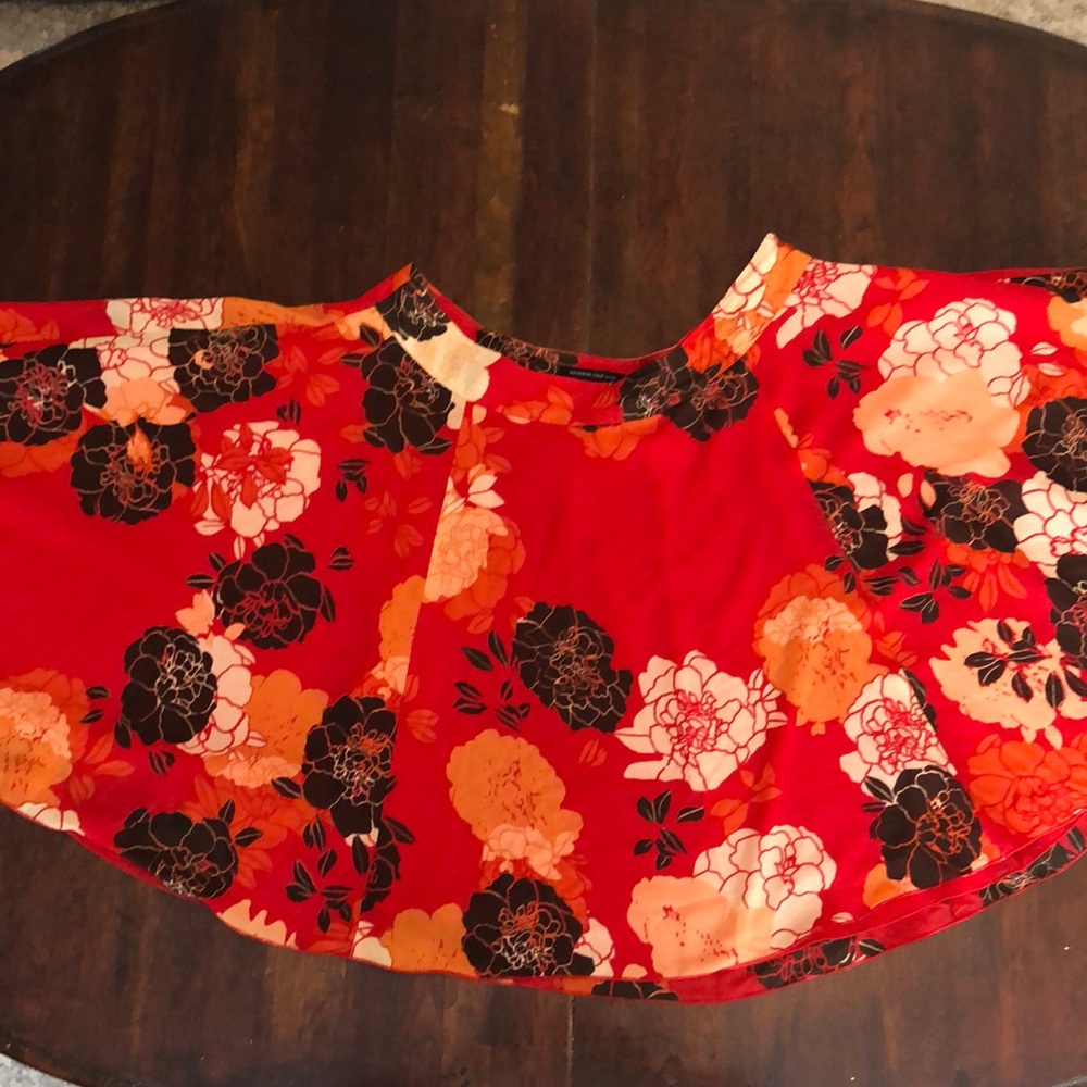 Kenneth Cole New York Womens Floral skirt 18